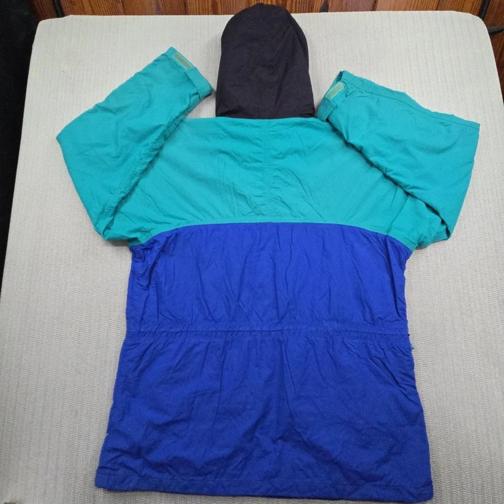 Vintage‎ The North Face Windbreaker Jacket Mens XL Blue Windy Pass Hooded USA